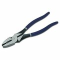 Williams Cutting Plier, Side Cutting, Lineman's, Plastic JHWPL-209X